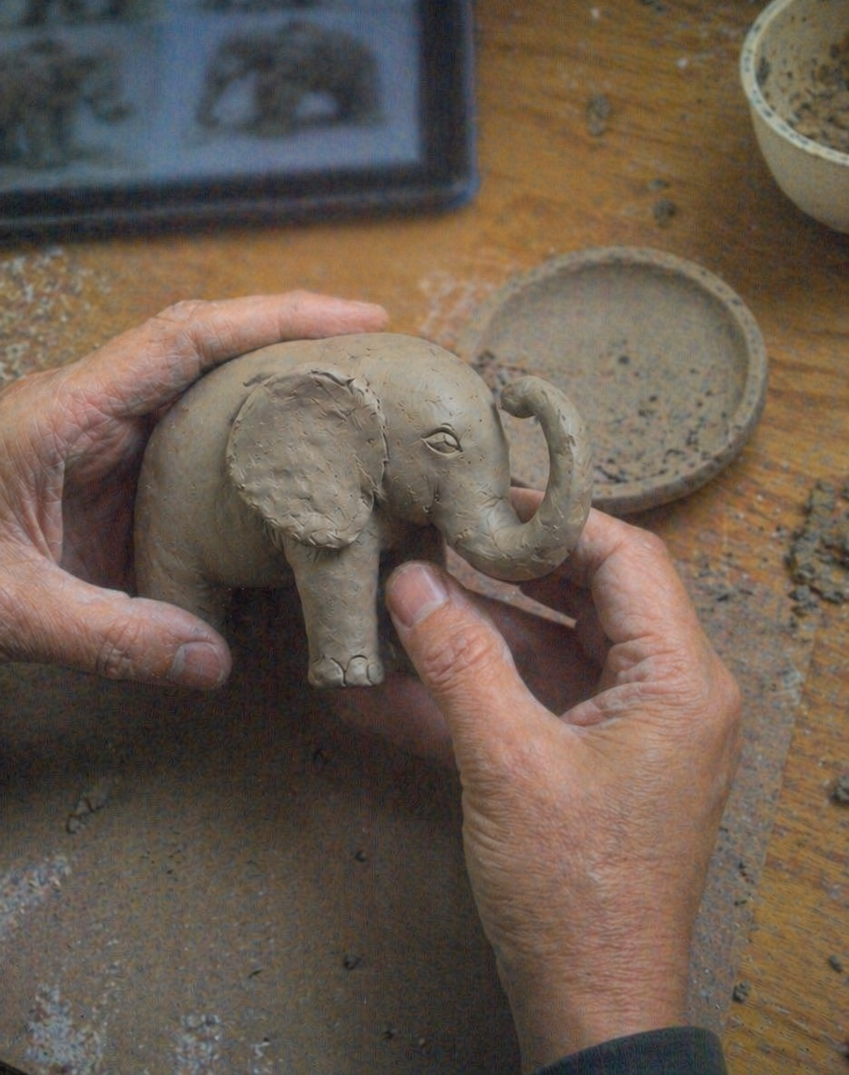 Artisan crafting a custom piece